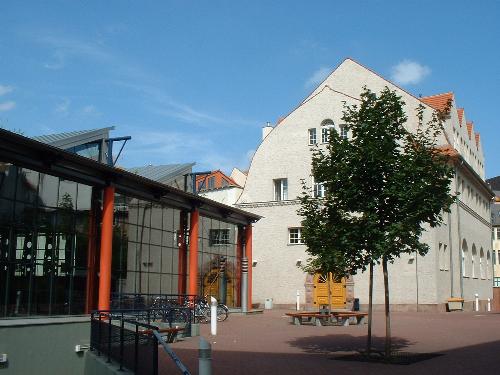 Hinterhof der Friedrich-List Schule